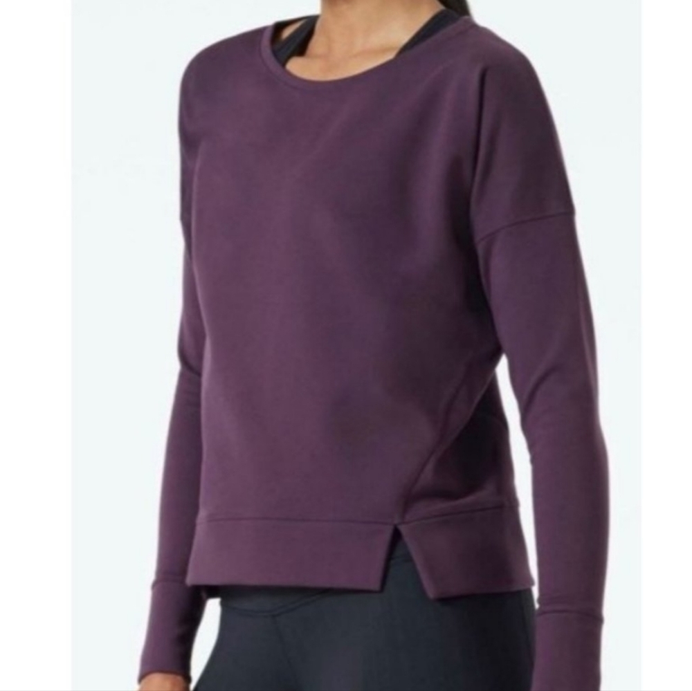 MPG Plum Quality Athletic Moisture Wicking Sweatshirt